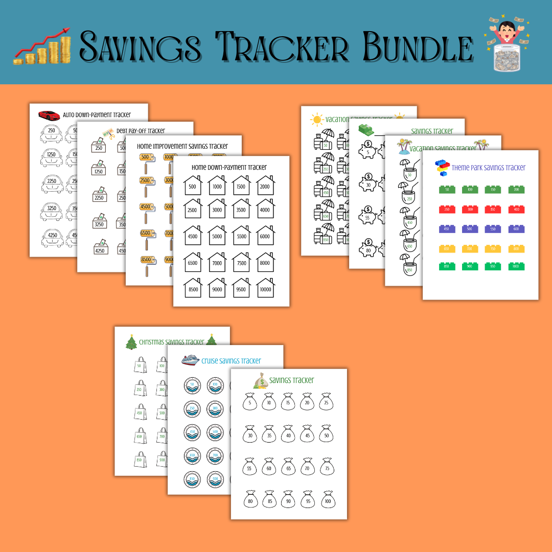 Faith-Focused Habit Tracker Bundle | Personal Growth, Wellness, and Spiritual Renewal
