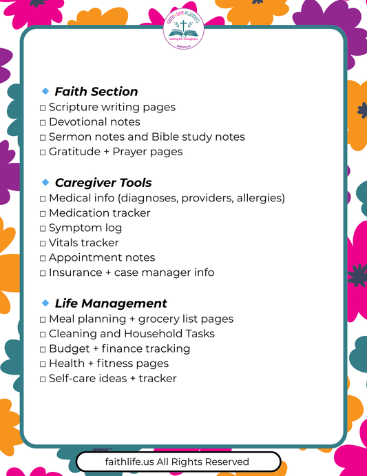 Disc-Bound Planner Setup Checklist