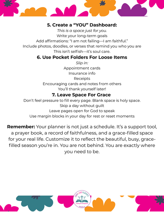 7 Planner Personalization Tips For Caregivers That Actually Help