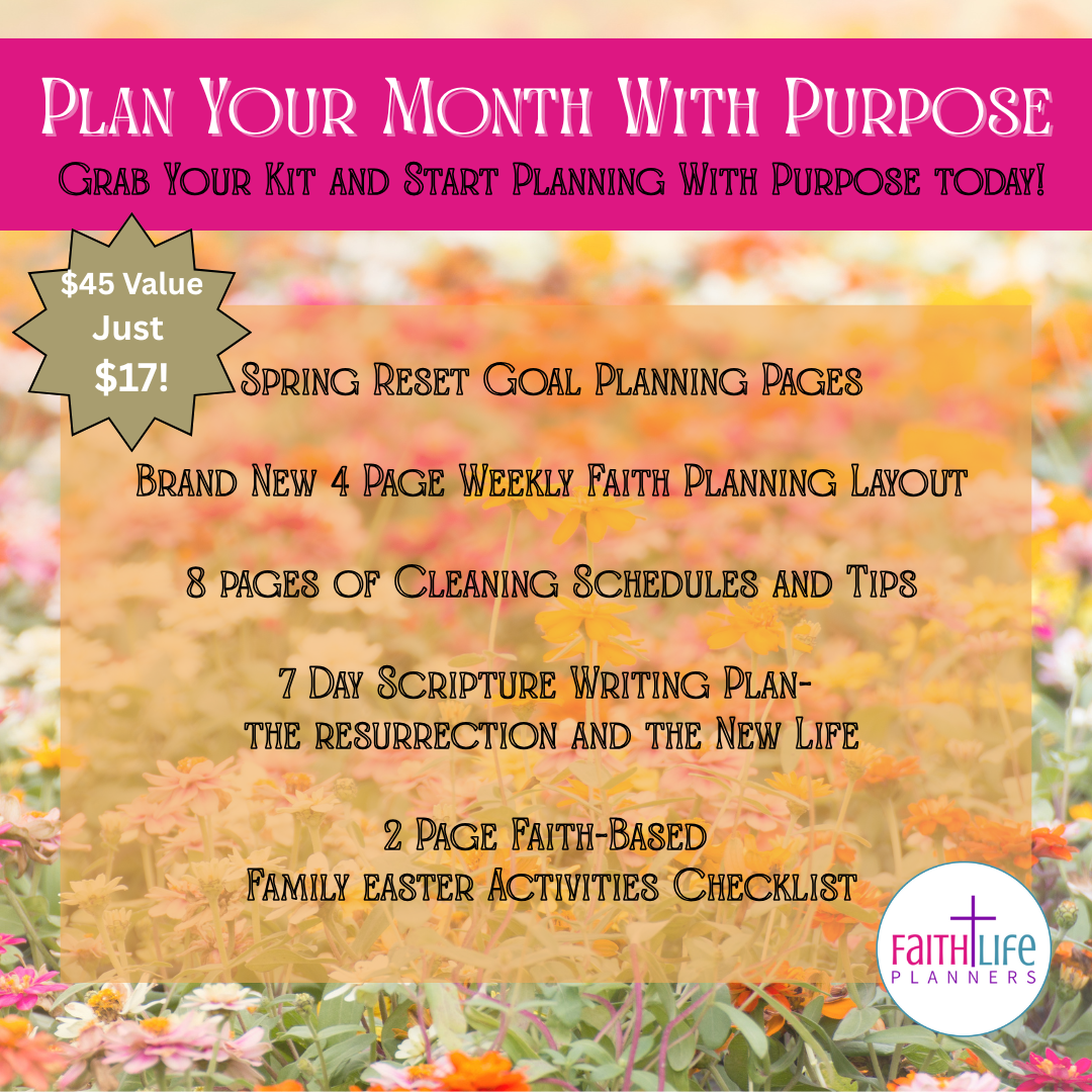 *New Planning Kit-Plan Your Month With Purpose *