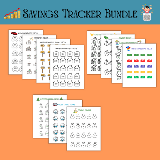 Faith-Focused Habit Tracker Bundle | Personal Growth, Wellness, and Spiritual Renewal