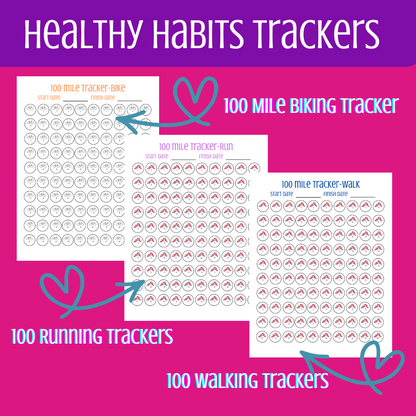 Health & Fitness Trackers For Your Planner