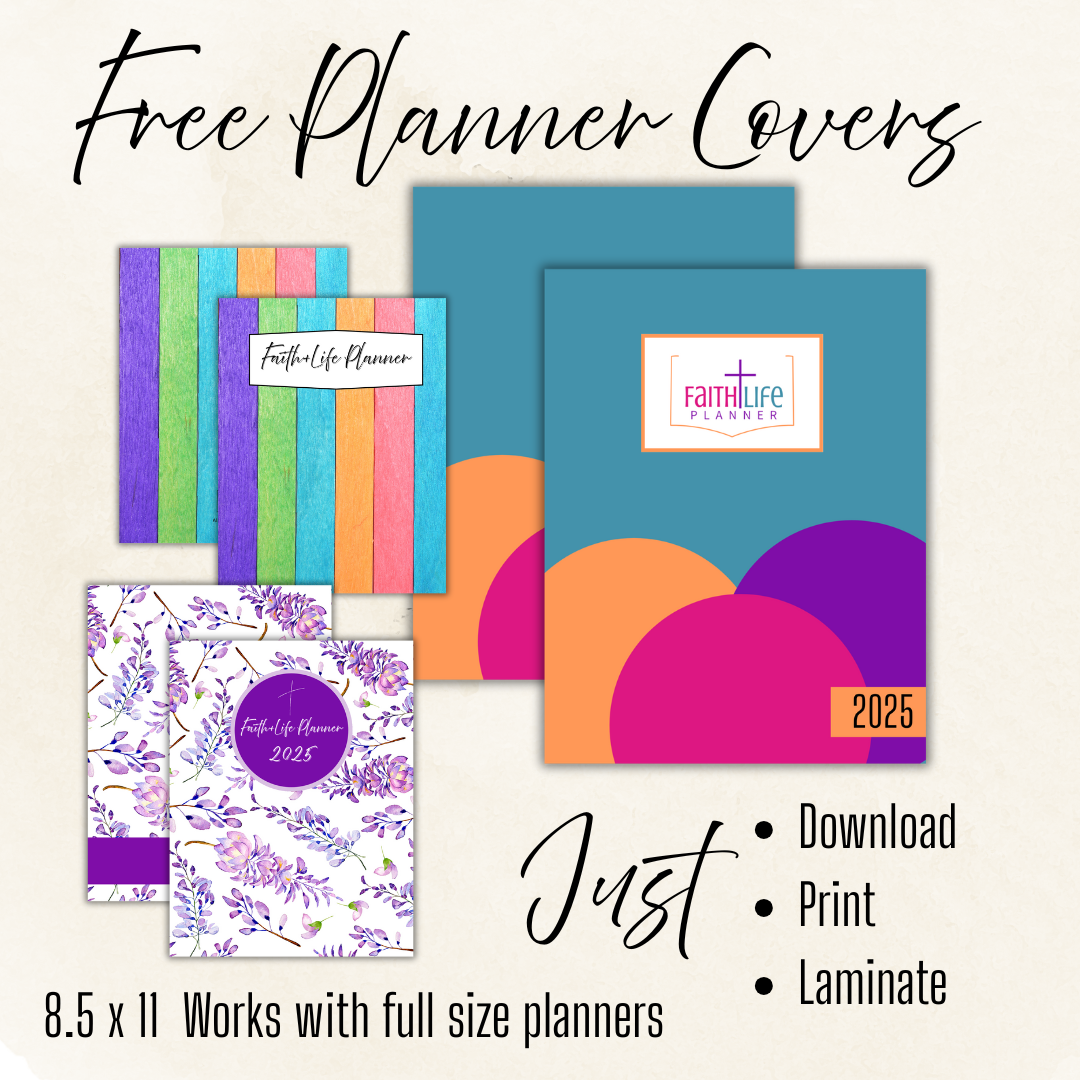Free Printable Disc-Bound Planner Covers | 3 Beautiful Full-Size Designs (8.5x11)