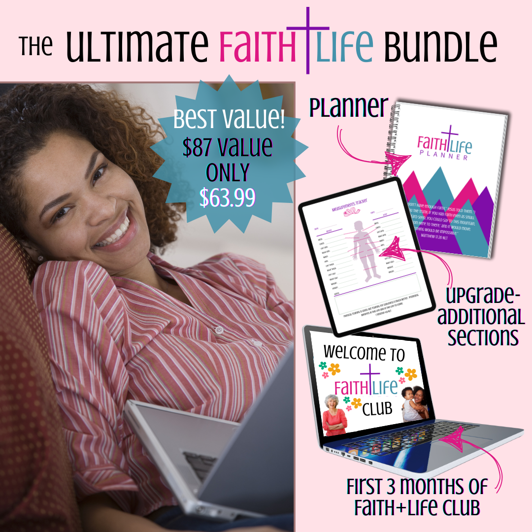 Ultimate Bundle - 1 Planner, Add-on package, 3 months free FaithLife Club