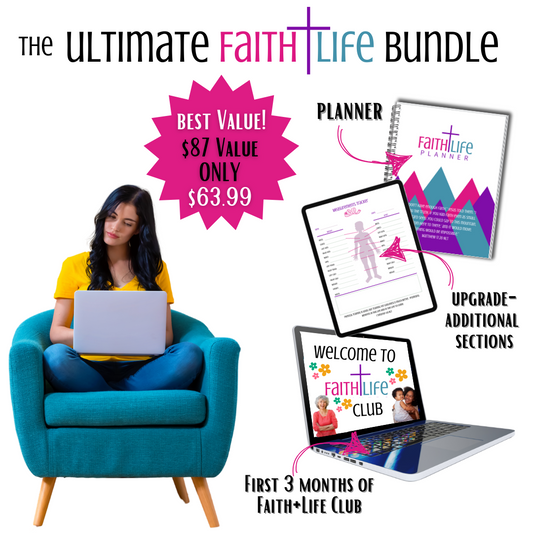 Ultimate Bundle - 1 Planner, Add-on package, 3 months free FaithLife Club